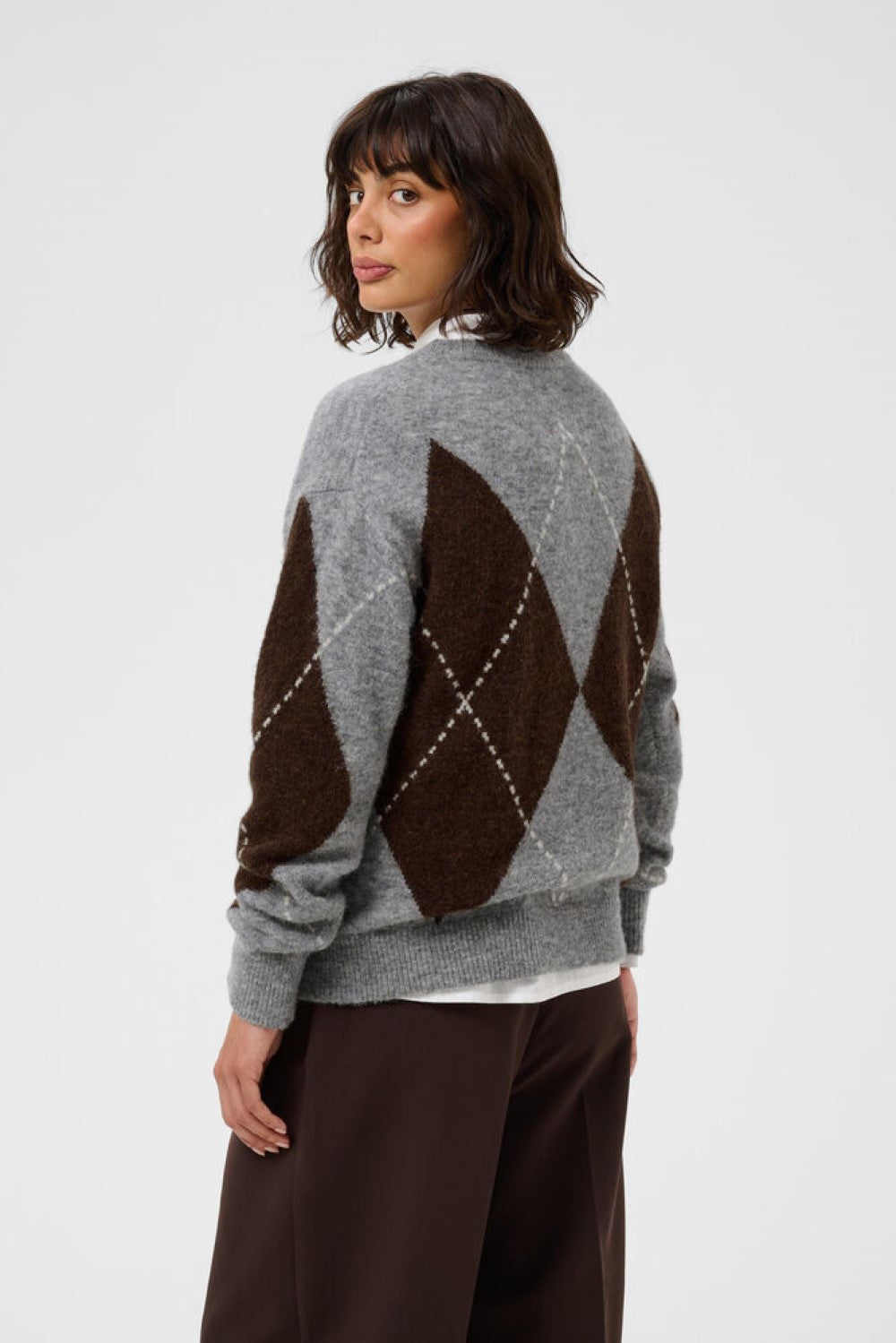 Part Two Sorayas Argyle Pullover 1013