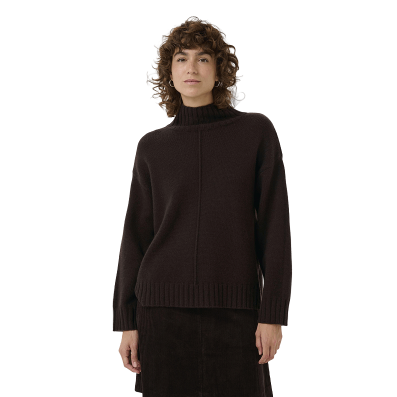 Part Two Lilye Turtle Neck Jumper in Ganache