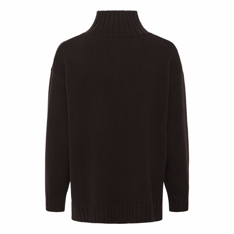 Part Two Lilye Turtle Neck Jumper in Ganache