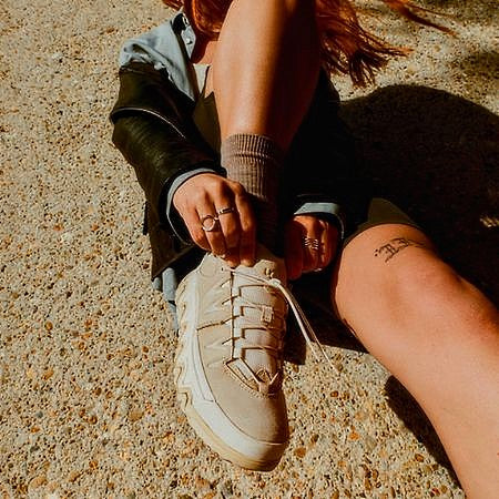 UGG® CapTrail Low Waterproof Trial Trainers - Light Beige