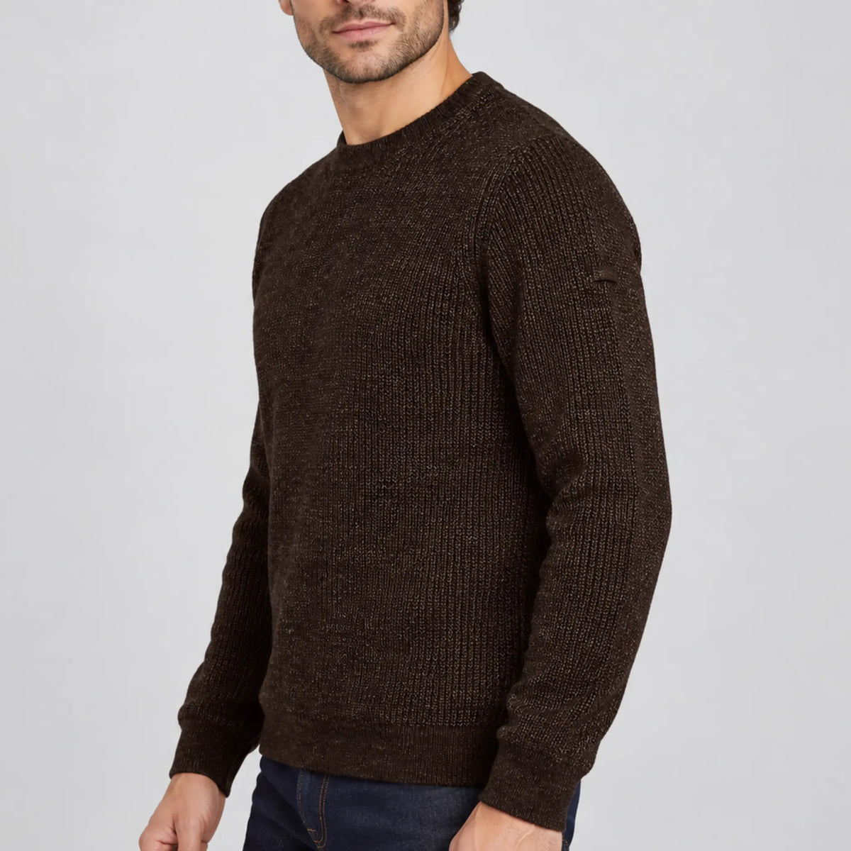 Baileys Crew Neck Jumper - Choc 628254