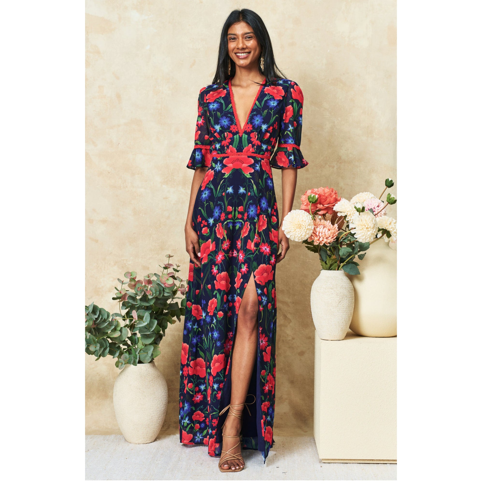 Embroidered Dress Hope And Ivy Red Floral Dress The Viola Dobby Mesh Embroidered Midi Dress With Embroidered Dress Hope And Ivy Red Floral Dress The Viola Dobby Mesh Embroidered Midi Dress With