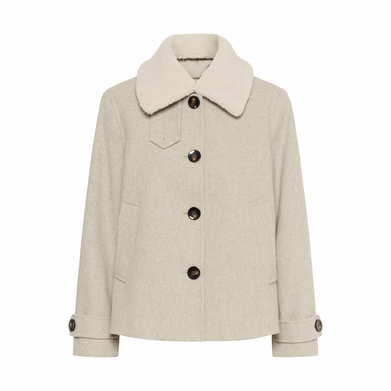 Part Two SylviaPW Casual Wool-Blend Jacket – Pure Cashmere Melange