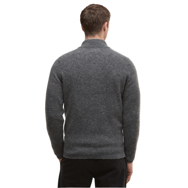 Barbour Talder Zip-Up Jumper - Charcoal