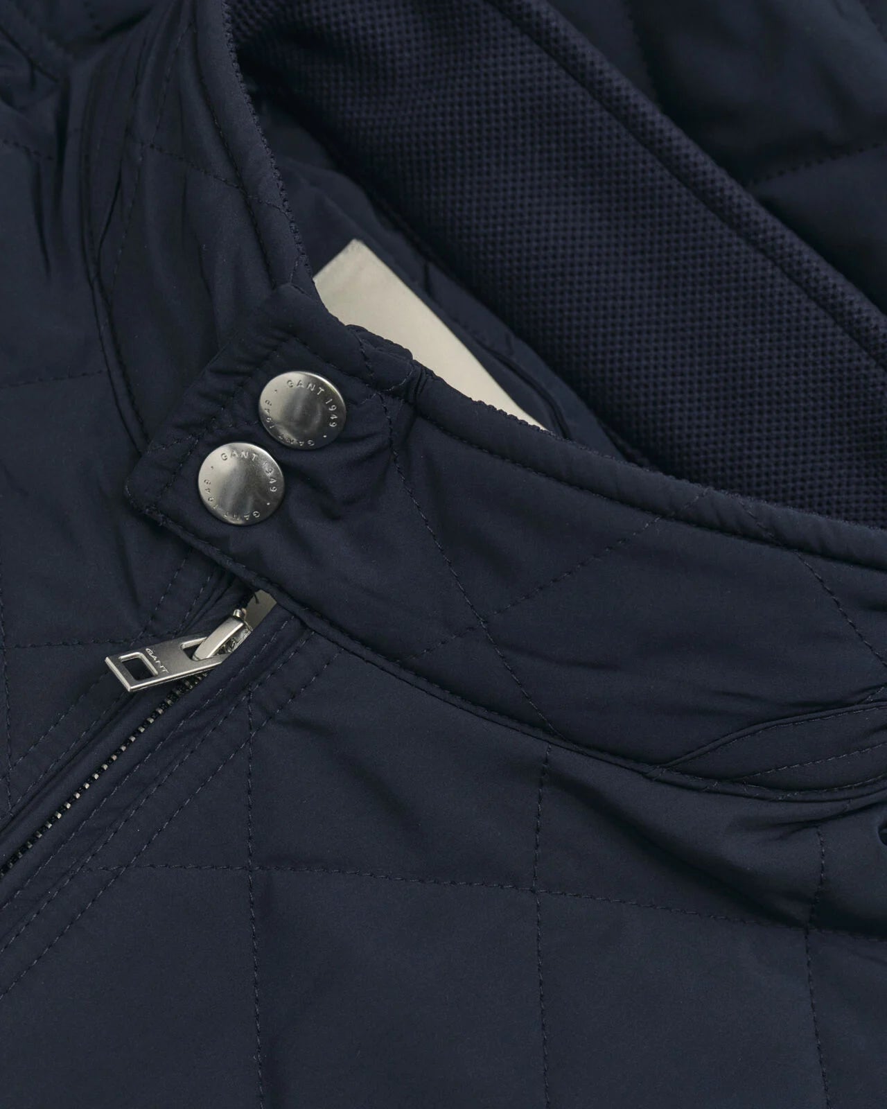 GANT Quilted Windcheater Jacket in Evening Blue