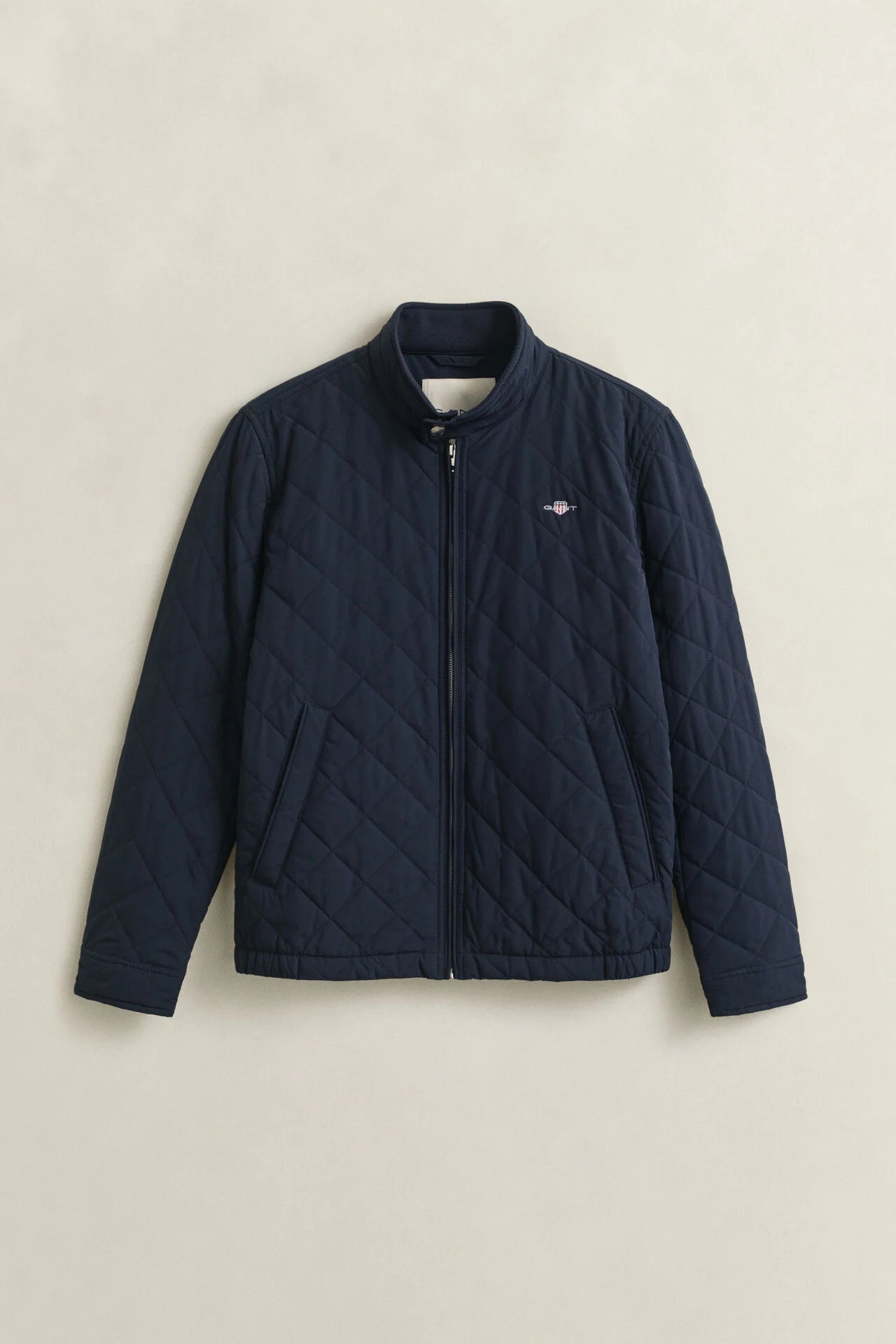 GANT Quilted Windcheater Jacket in Evening Blue