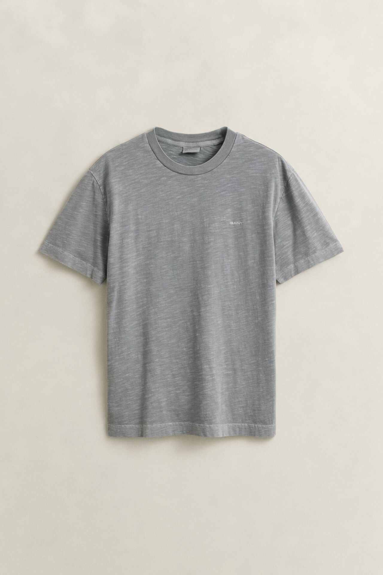 GANT Washed T-Shirt Slub in Ceramic Grey 2003419