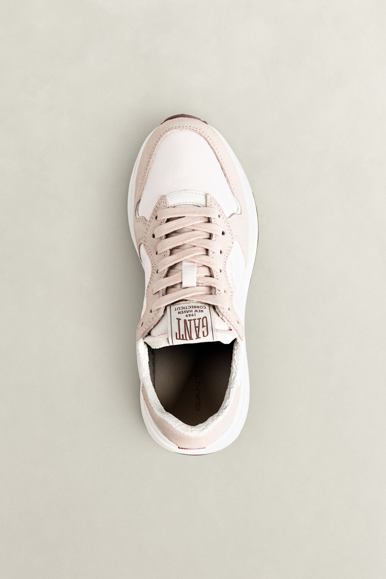 GANT Beywin Suede/Nylon Sneakers In Light Pink