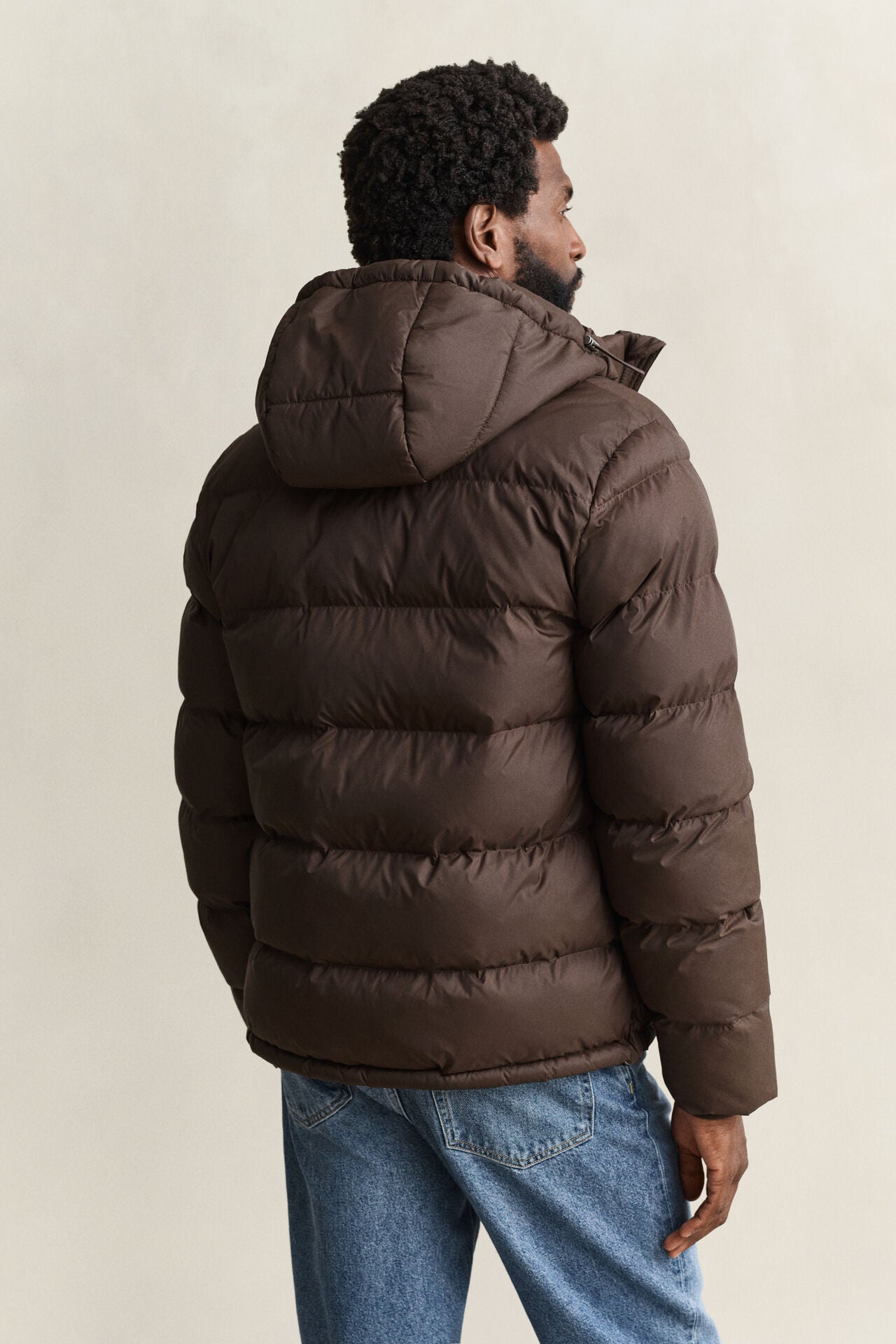 GANT Active Cloud Jacket in Black Brown