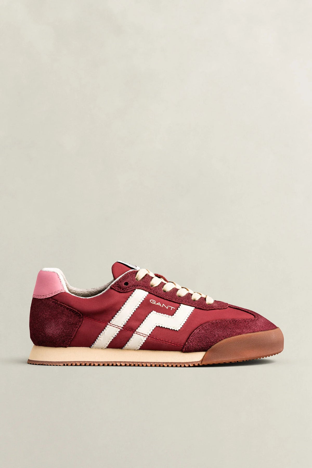 GANT Beylana Suede Sneakers in Deep Grape Wine 7338