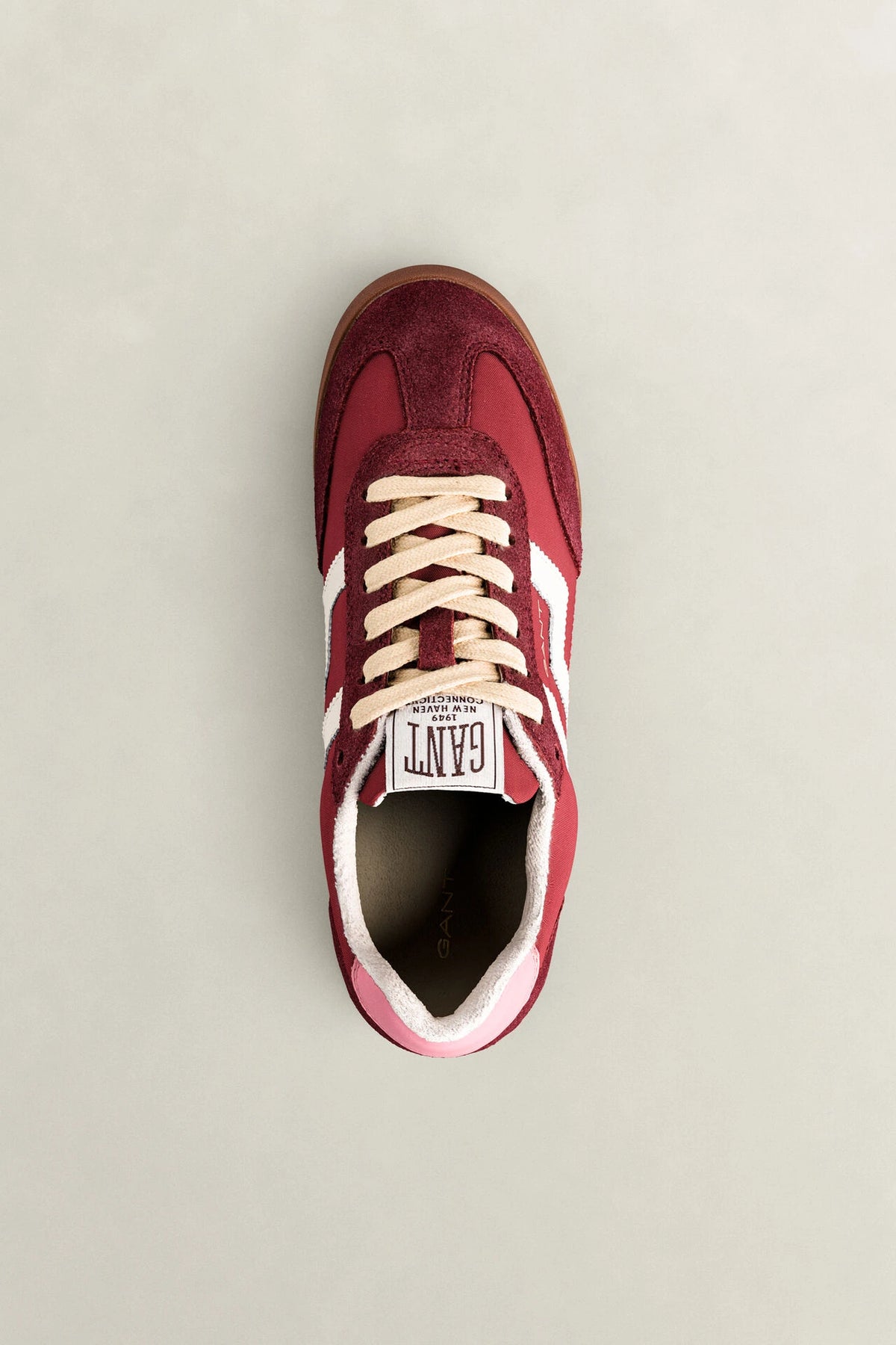 GANT Beylana Suede Sneakers in Deep Grape Wine 7338