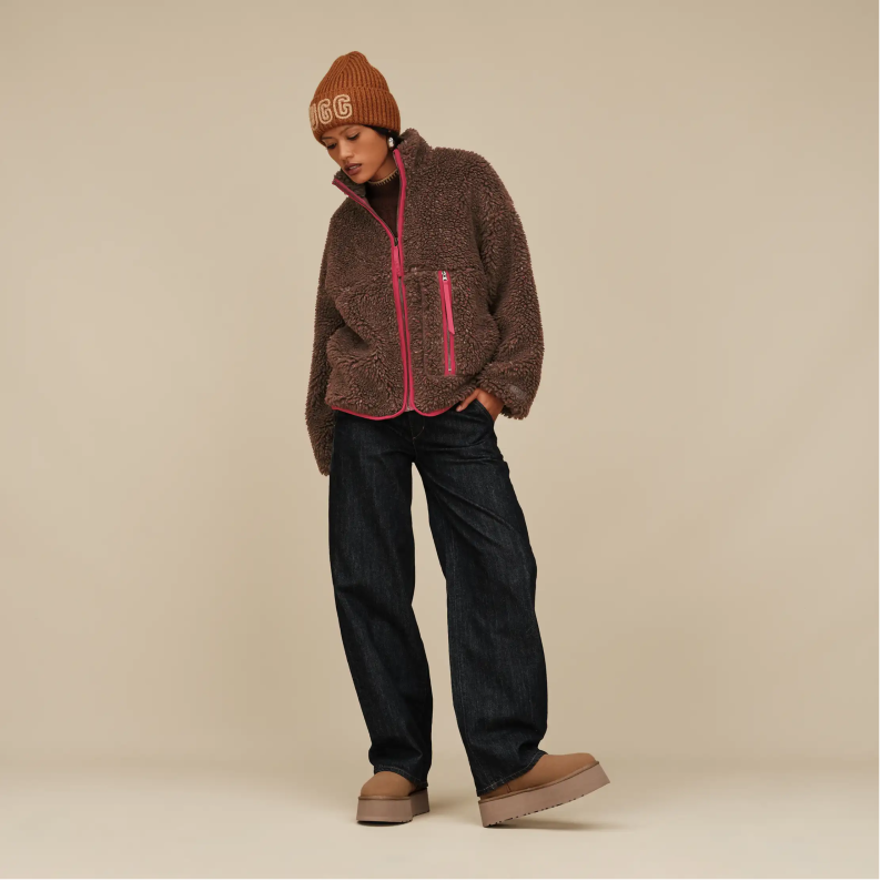 Women's UGG Classic Mini Dipper in Chestnut | Jepsons