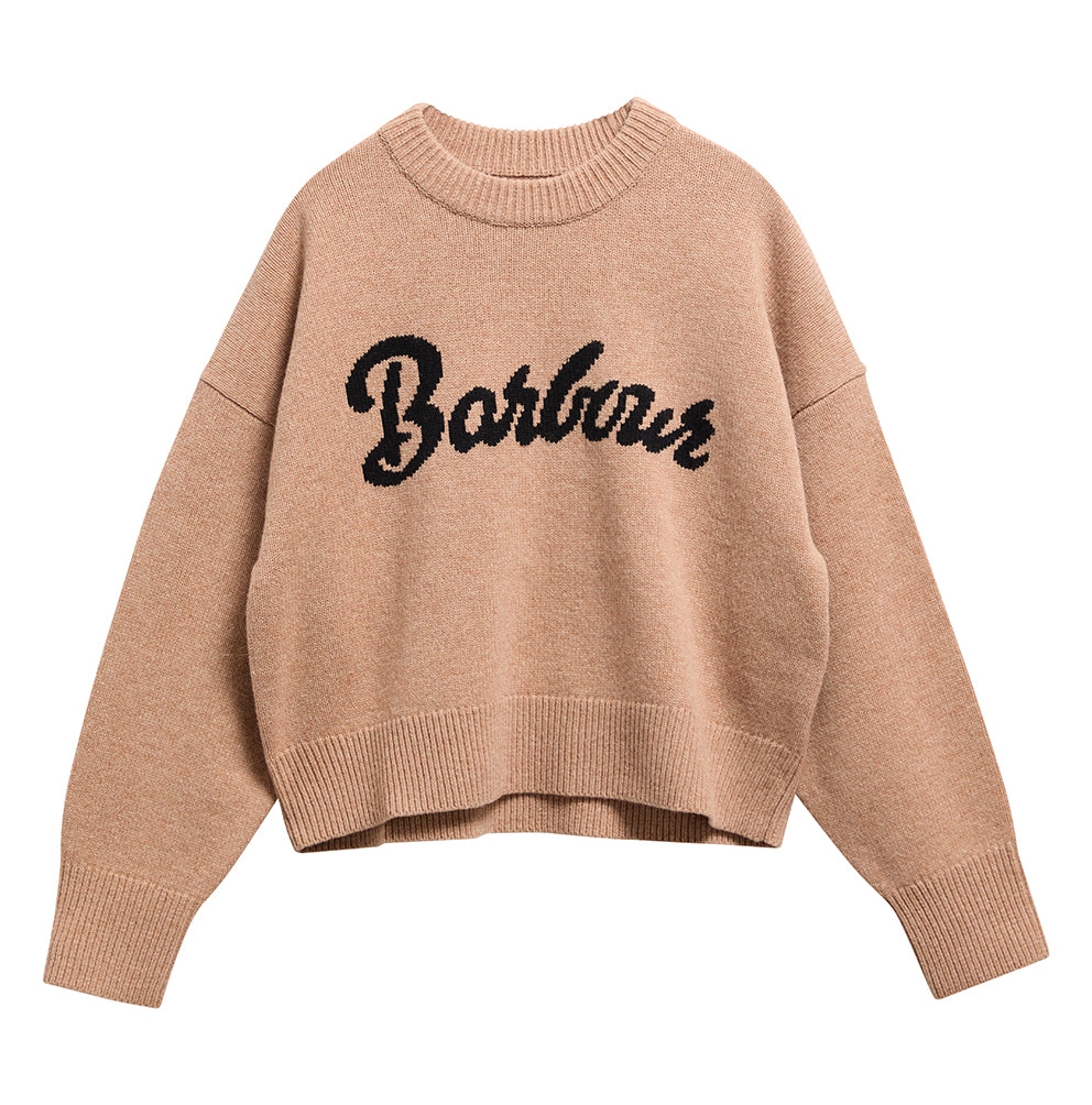 Barbour Ivybridge Knit Jumper in Warm Trench