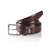 Monti Feather Edge Leather Belts London 06310 - Burgundy
