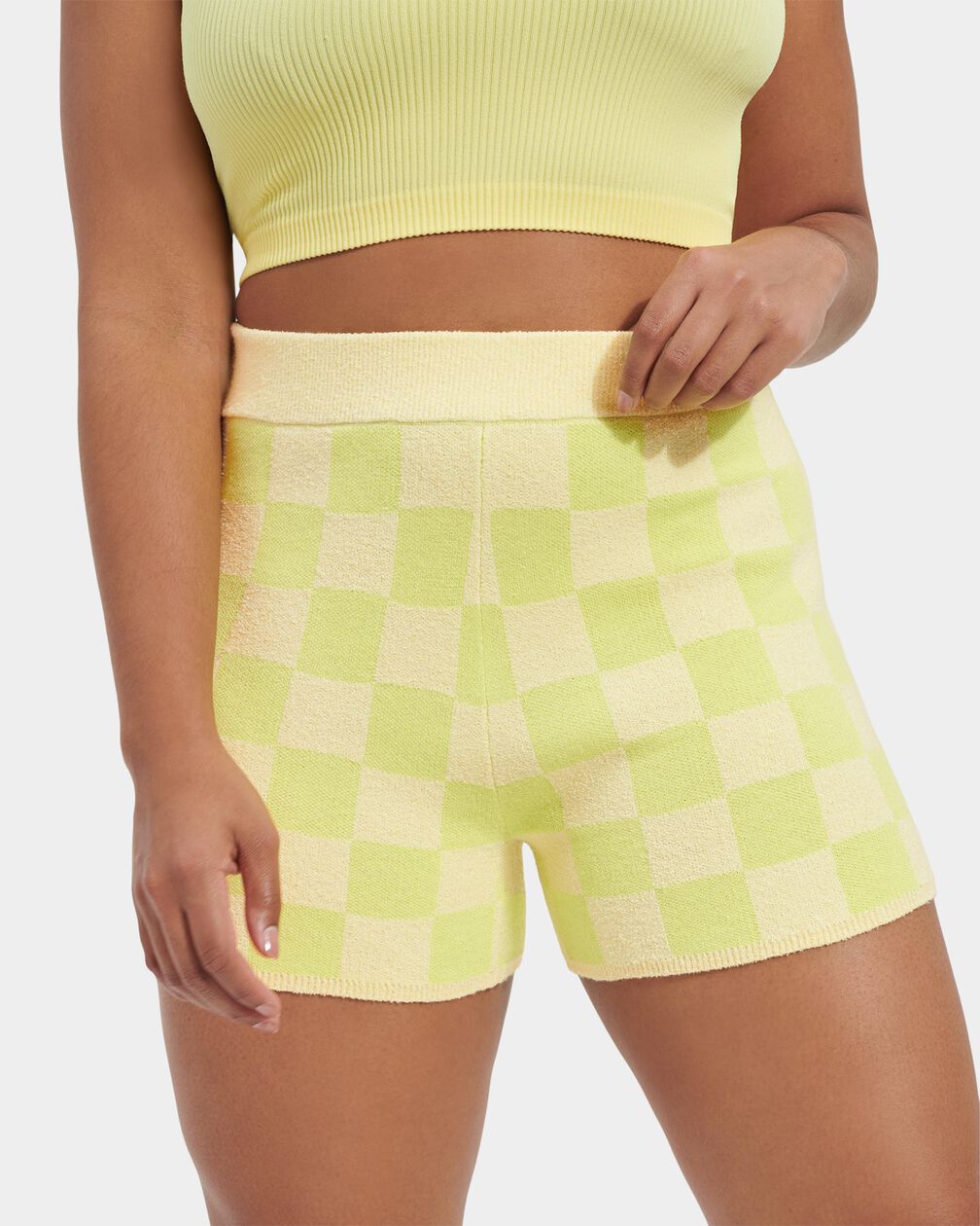 UGG® Mallah Knit Short in Lime 8611