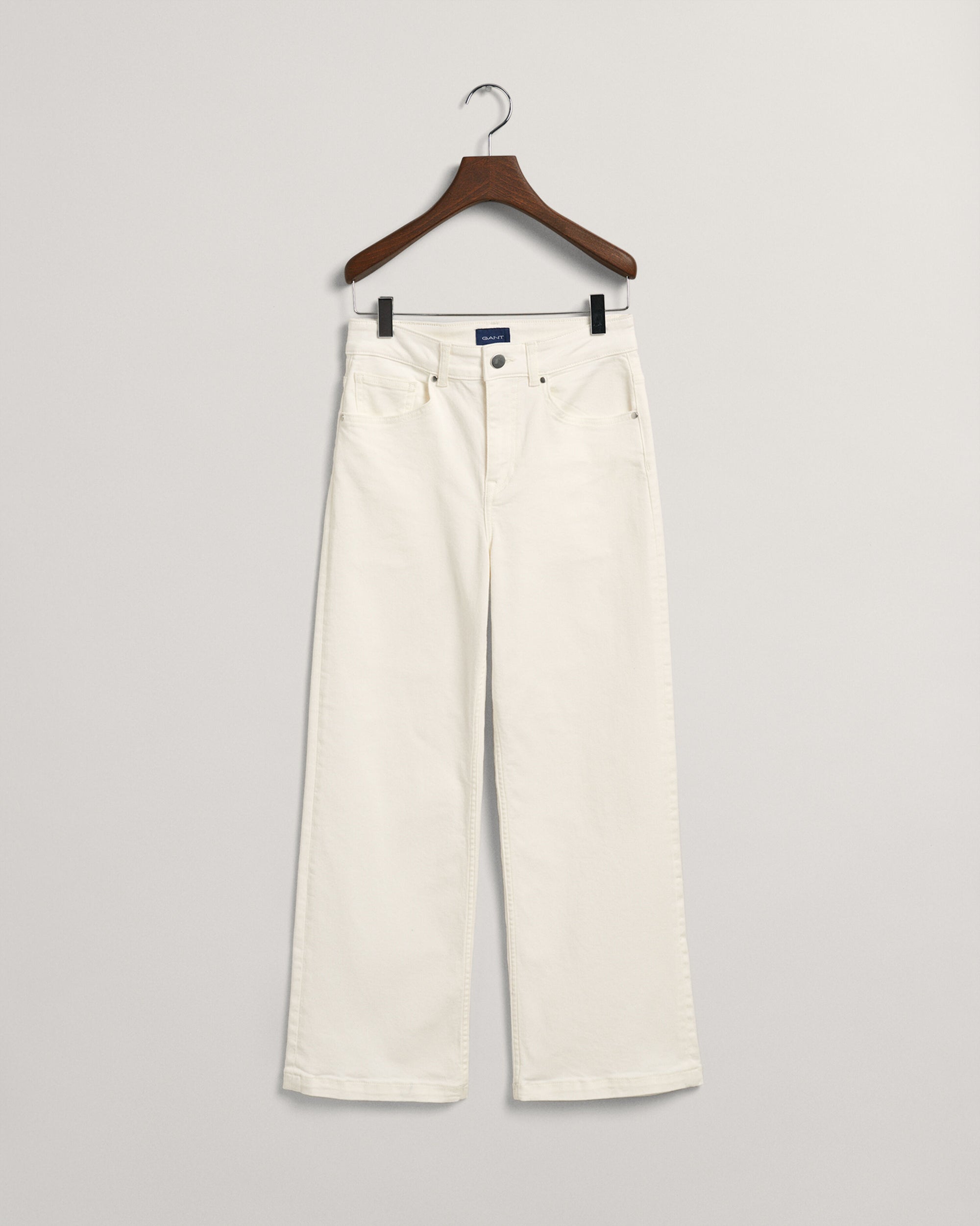 GANT Cropped Wide Leg Colour Jeans in Eggshell 0179