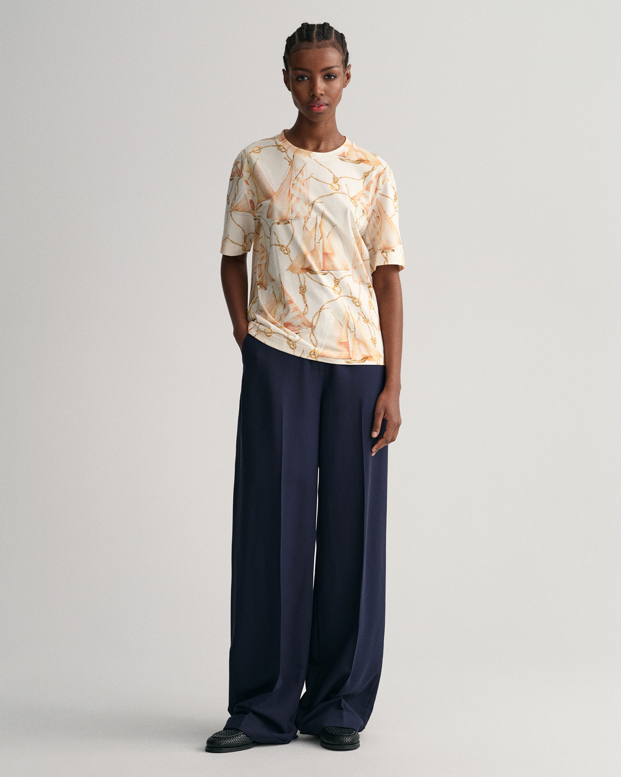 GANT Sailing Print Cotton Tee 4202463