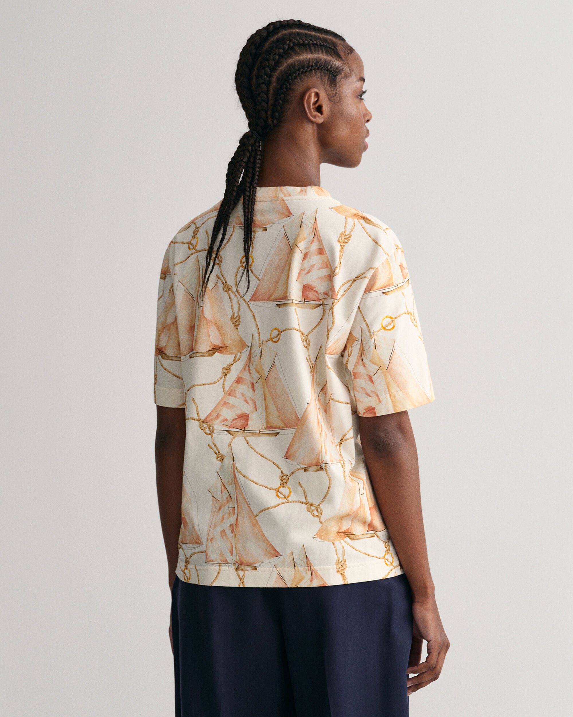 GANT Sailing Print Cotton Tee 4202463