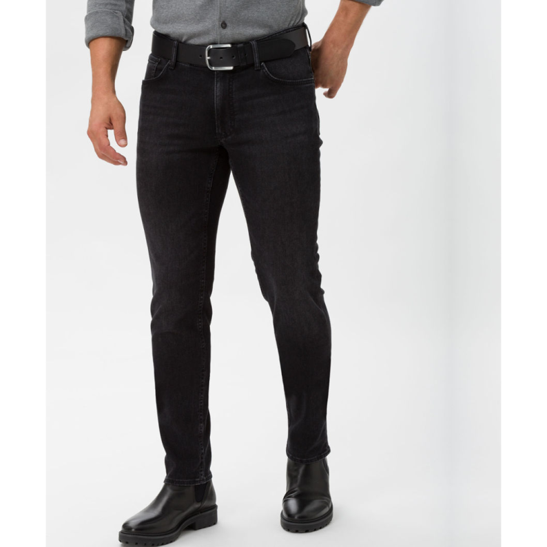 Brax Hi-FLEX: Modern five-pocket jeans Fit Chuck Used– - 85-6324 Black Jepsons