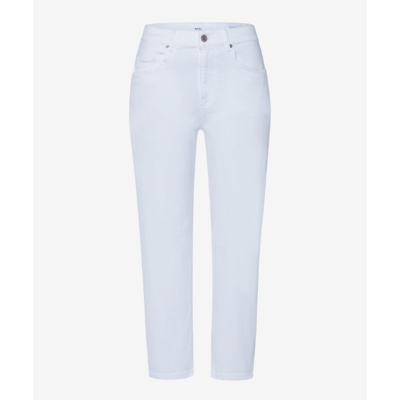 Brax Blue Planet Sustainable Five-pocket Cropped Jeans Maple S 74-7367 White