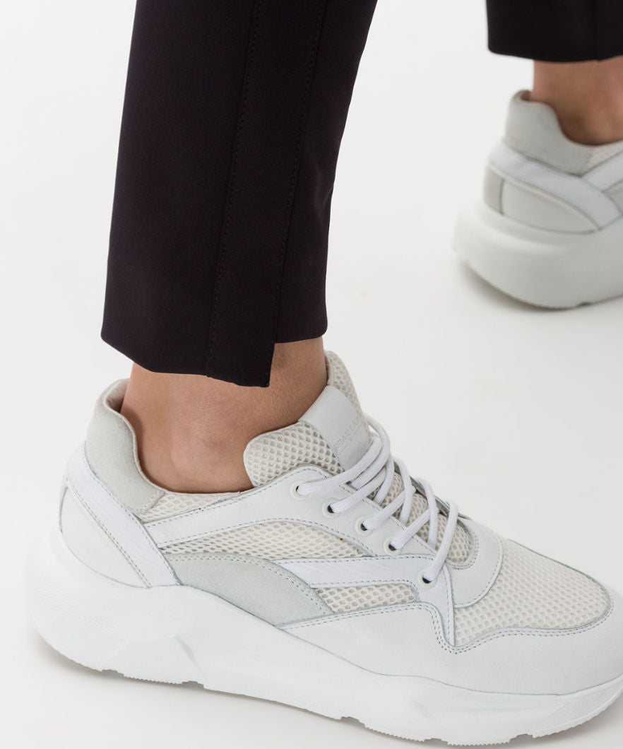 Brax Lab Lou Zip Skinny Fit Trouser 74-5307 Black