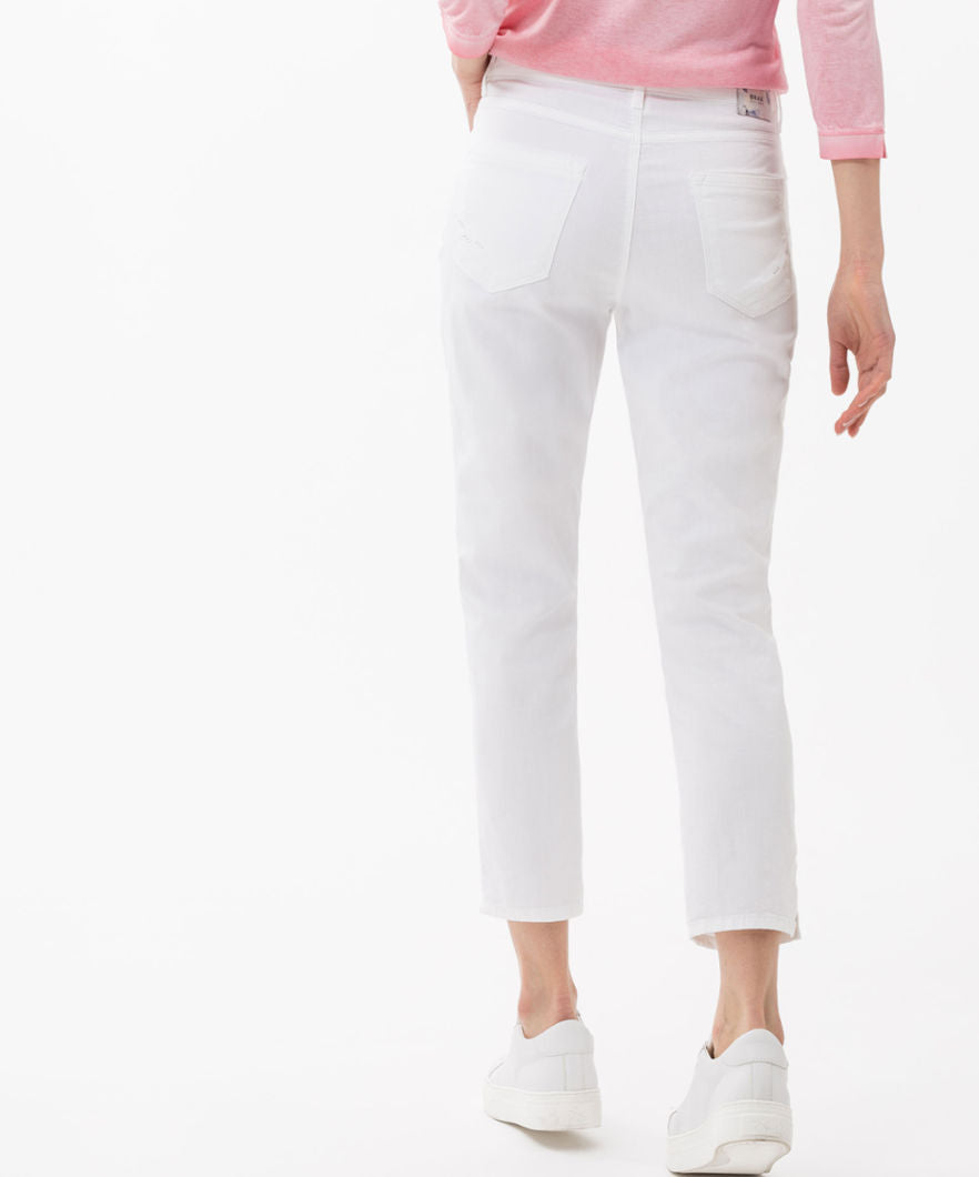 Brax Caro Crop Jean in Bright White 72-6107