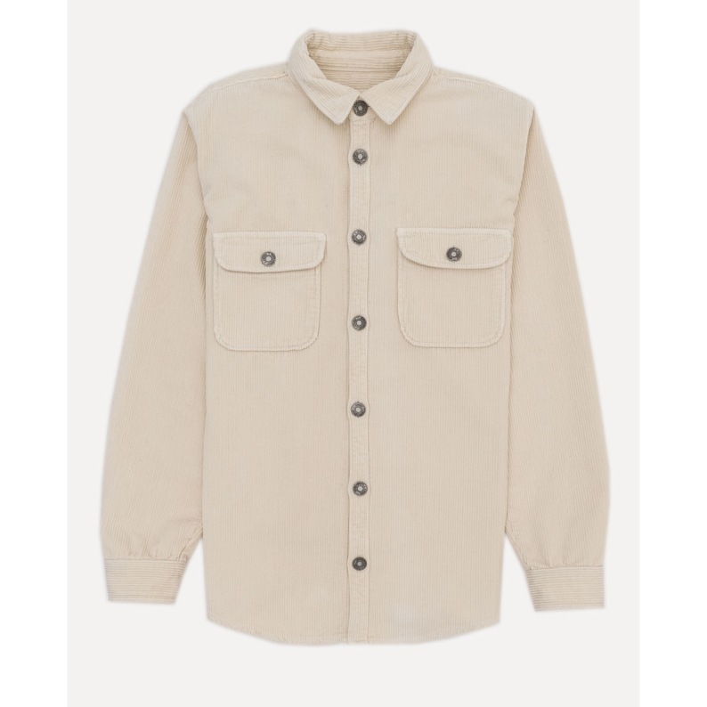 Colours &amp; Sons 9222-761 Cord Overshirt - Wood Ash