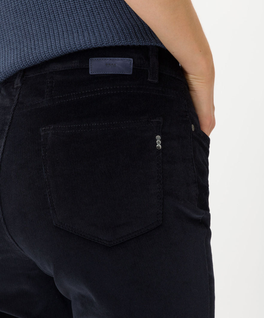 Brax Mary Fine Cord in Navy 79-1634