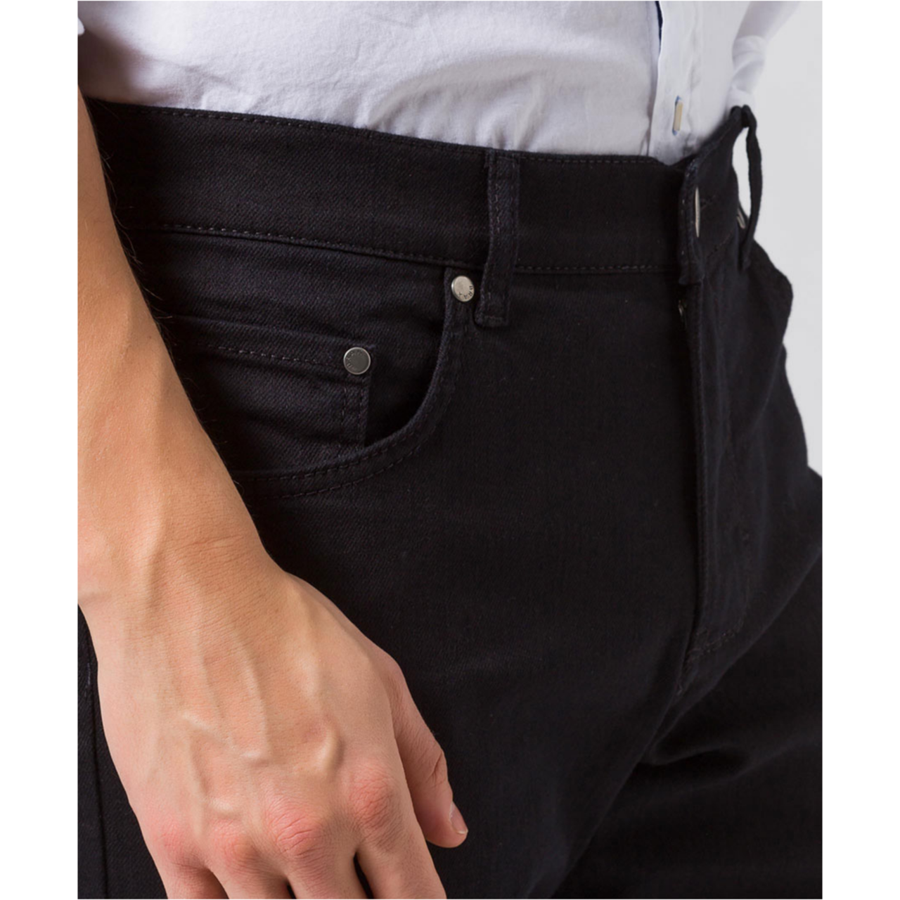 Brax Masterpiece Cooper Fit Denim Regular Fit Jeans 80-3000 – Perma Black