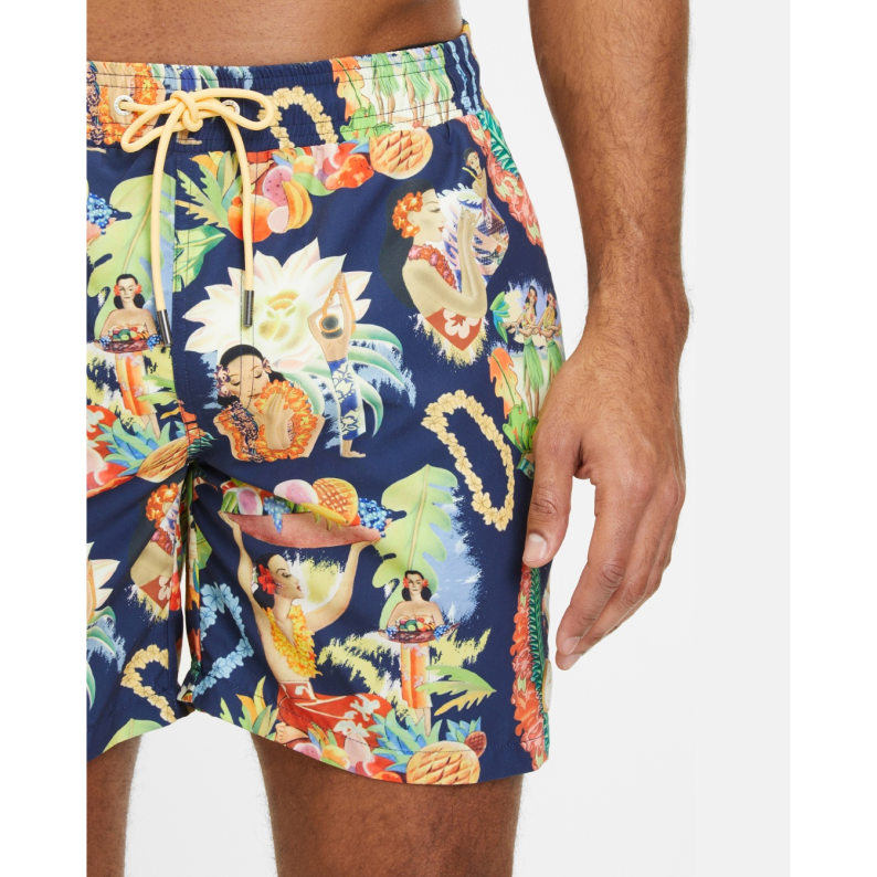 Colours &amp; Sons Hawiian Swim Shorts 9223-926