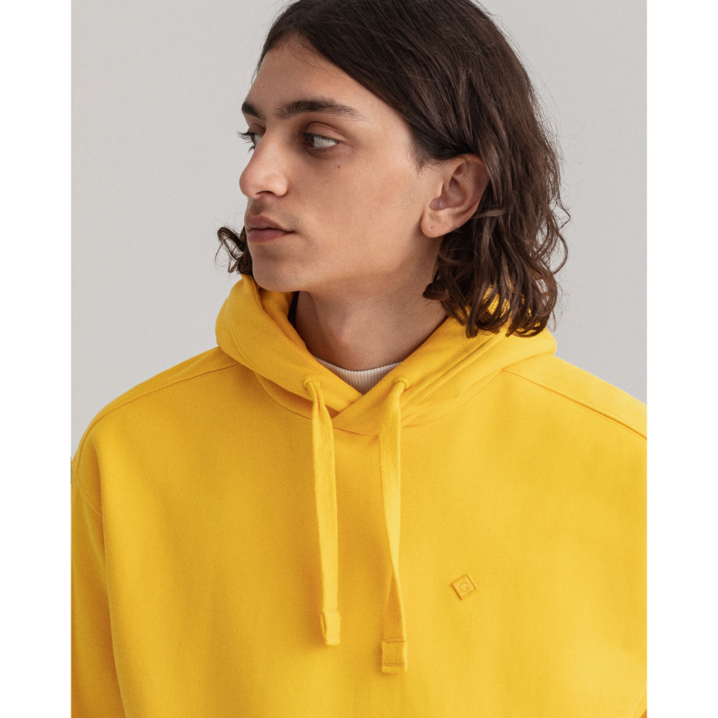 GANT Iconic G Essential Hoodie Sunlight Yellow