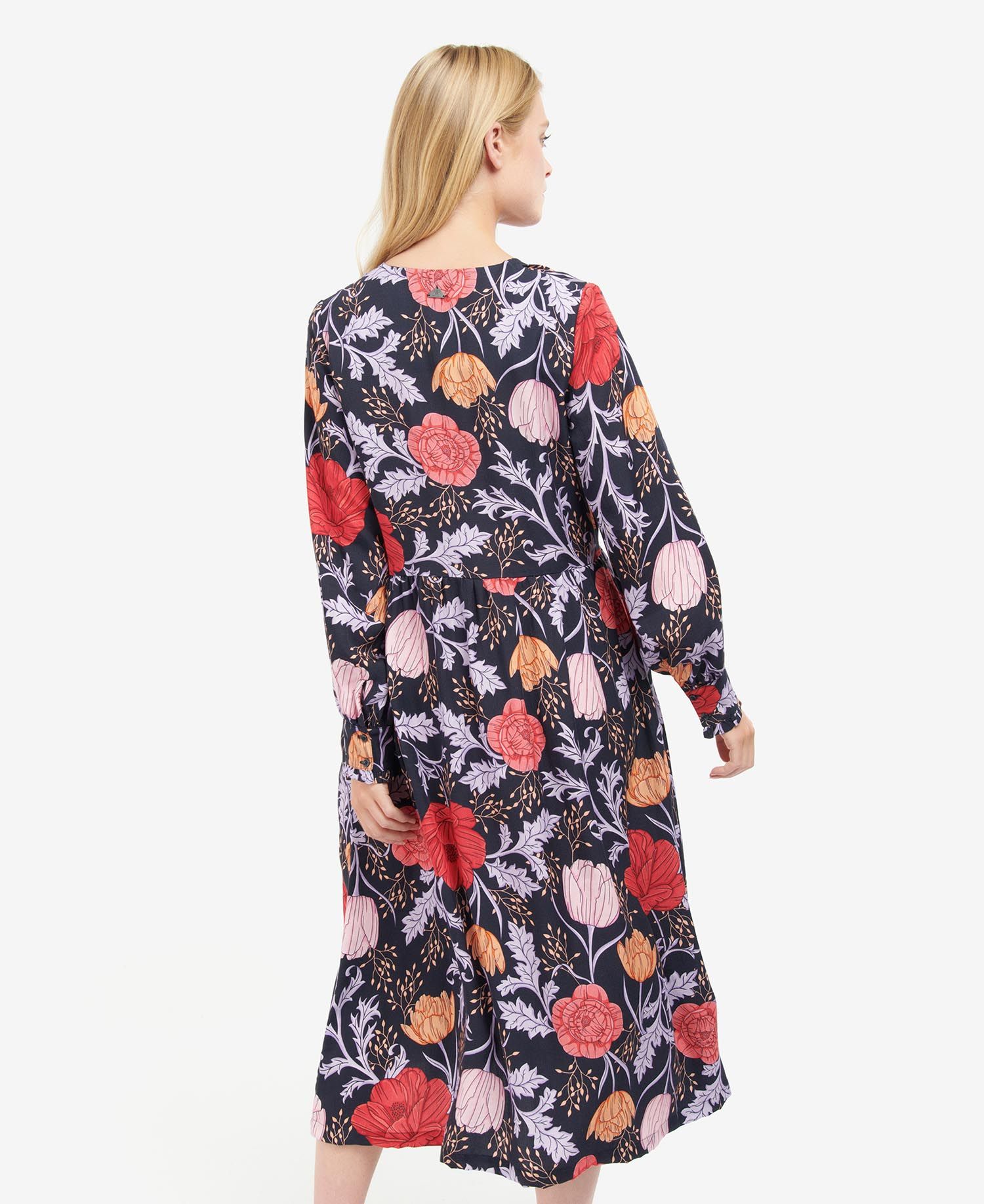 Barbour Nahla Dress Navy LDR0629