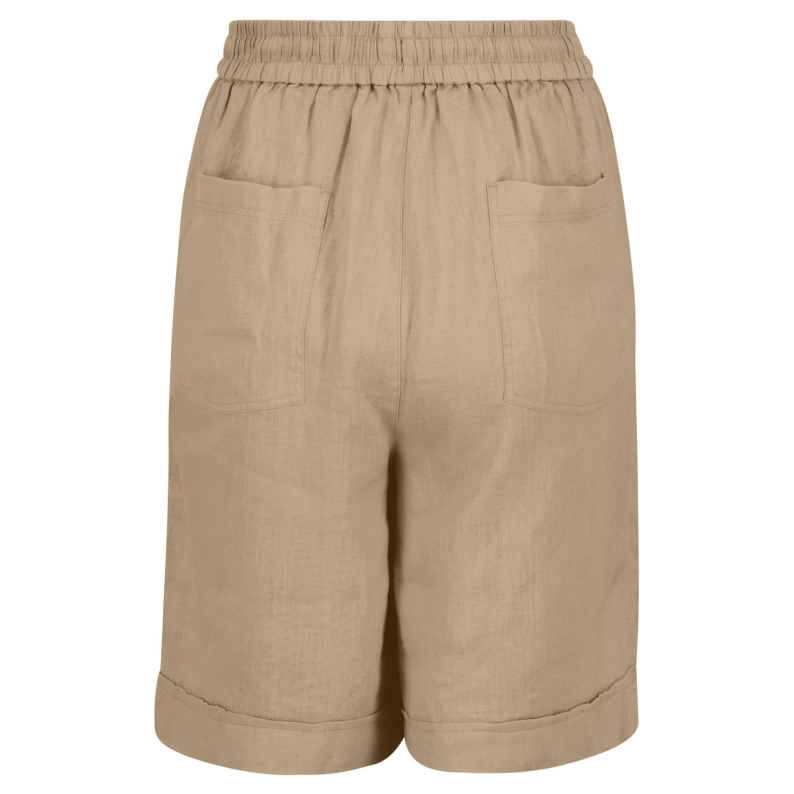 Fynch-Hatton Ladies Linen Bermuda Short Sand 23034051