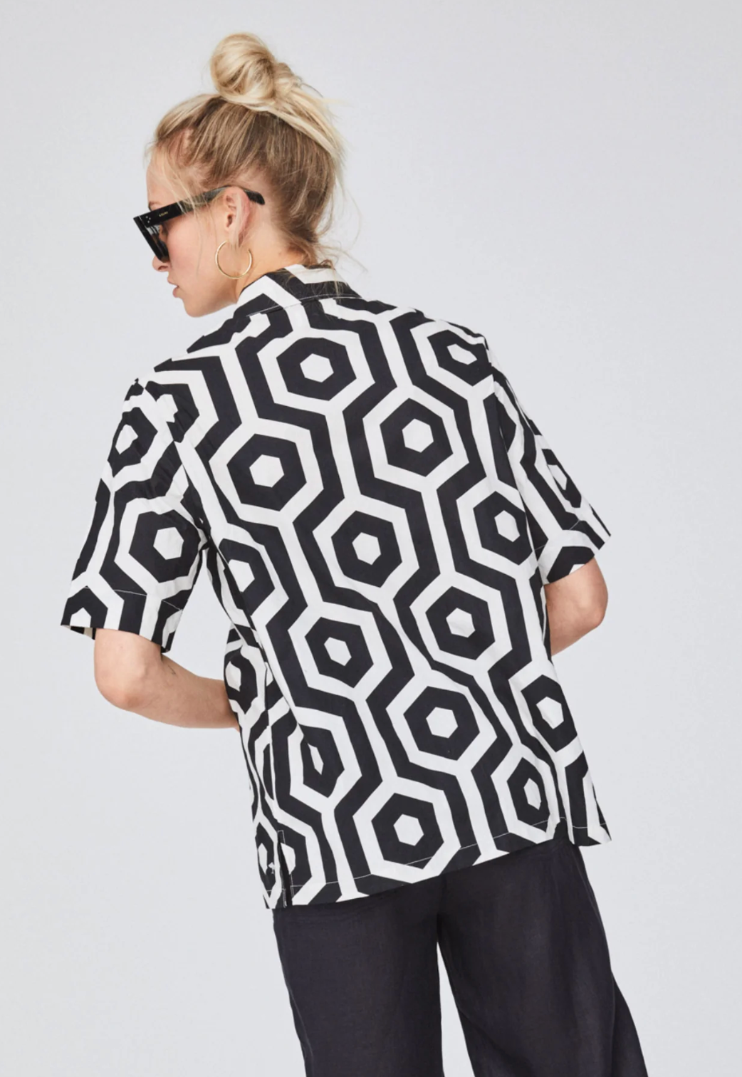 Fynch-Hatton BLOUSE WITH A MODERN PRINT 23031039