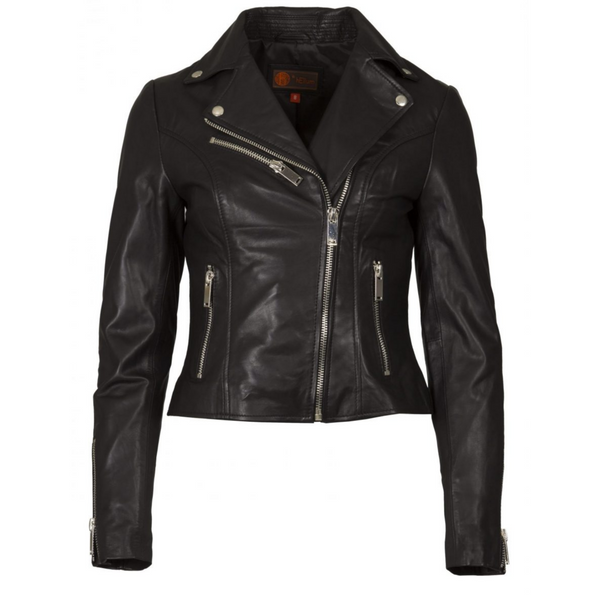 Helium leather top jacket womens