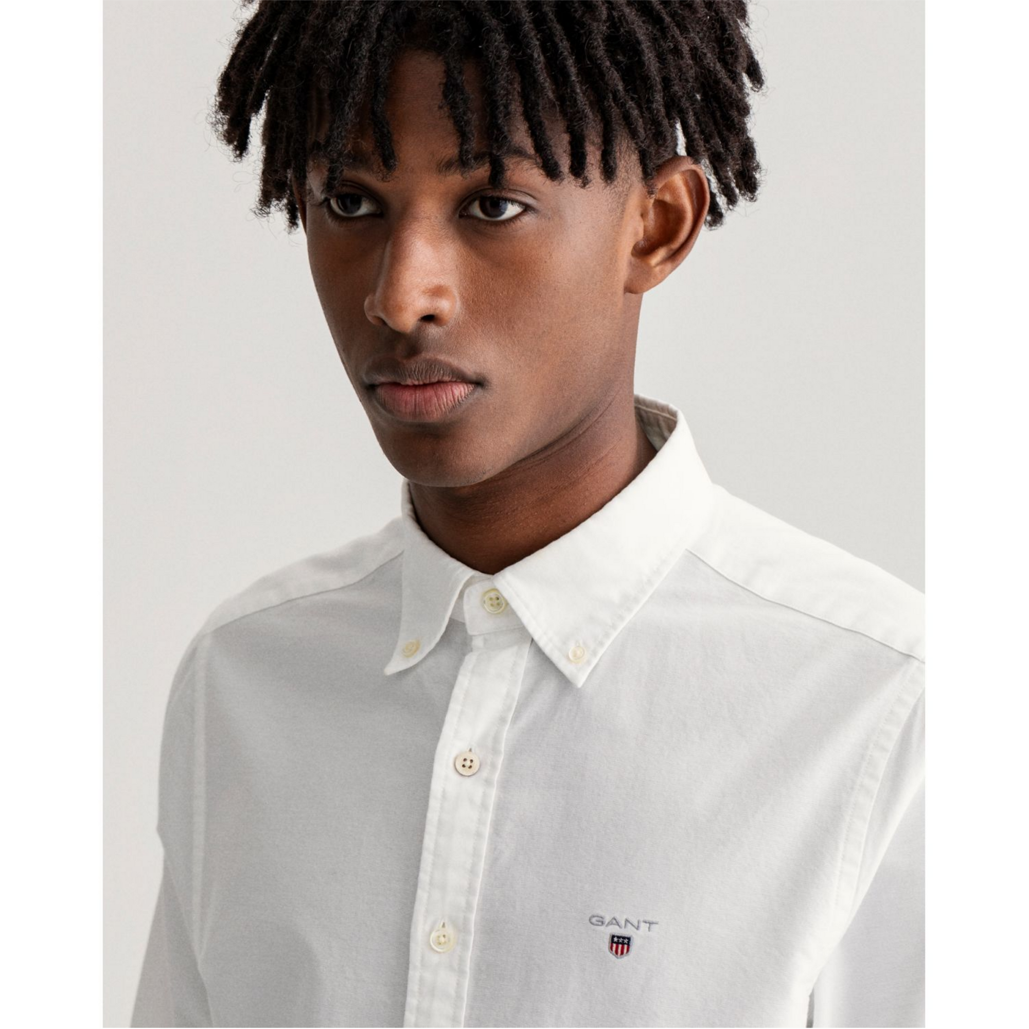 GANT Slim Fit Oxford Shirt 3046002 - White