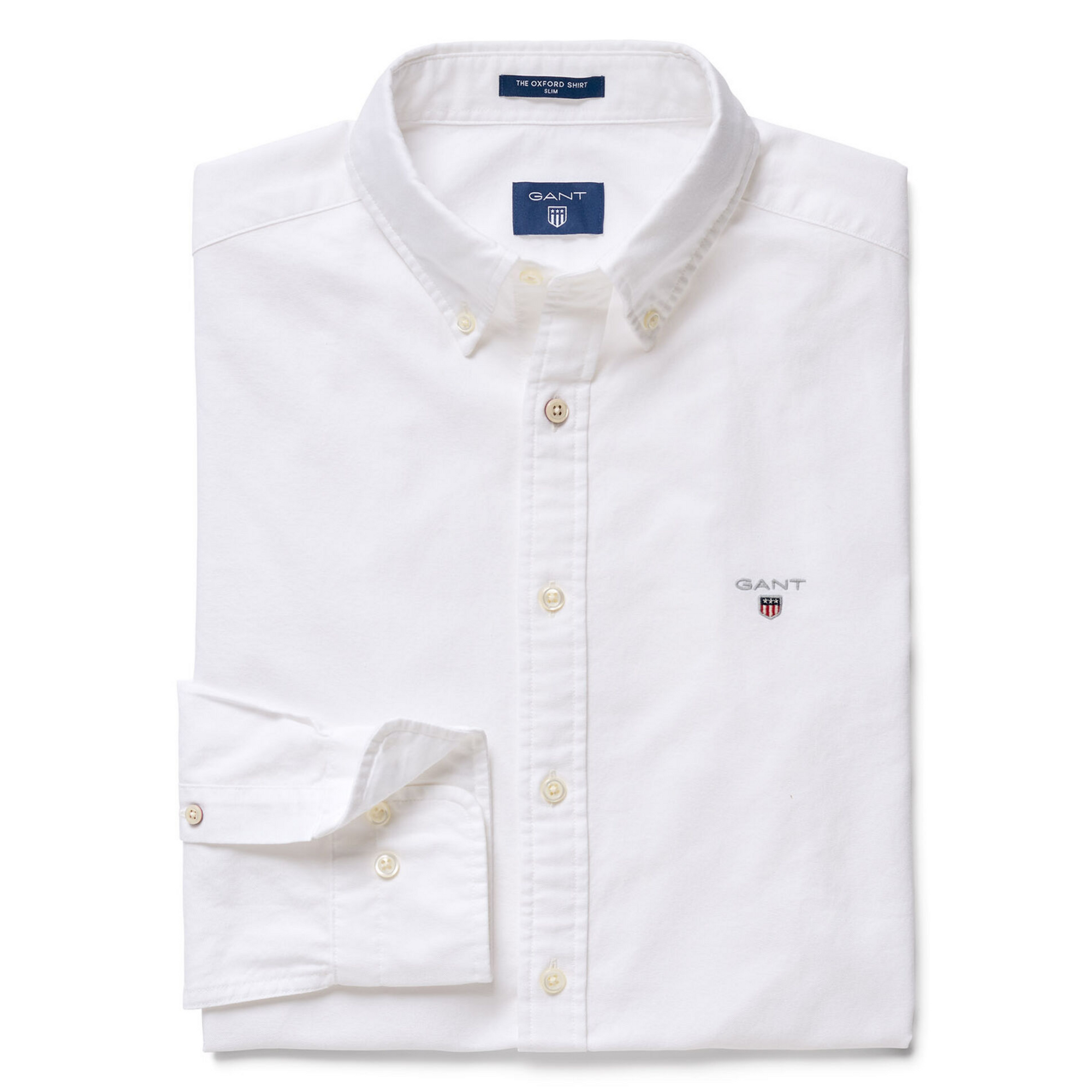 GANT Slim Fit Oxford Shirt 3046002 - White