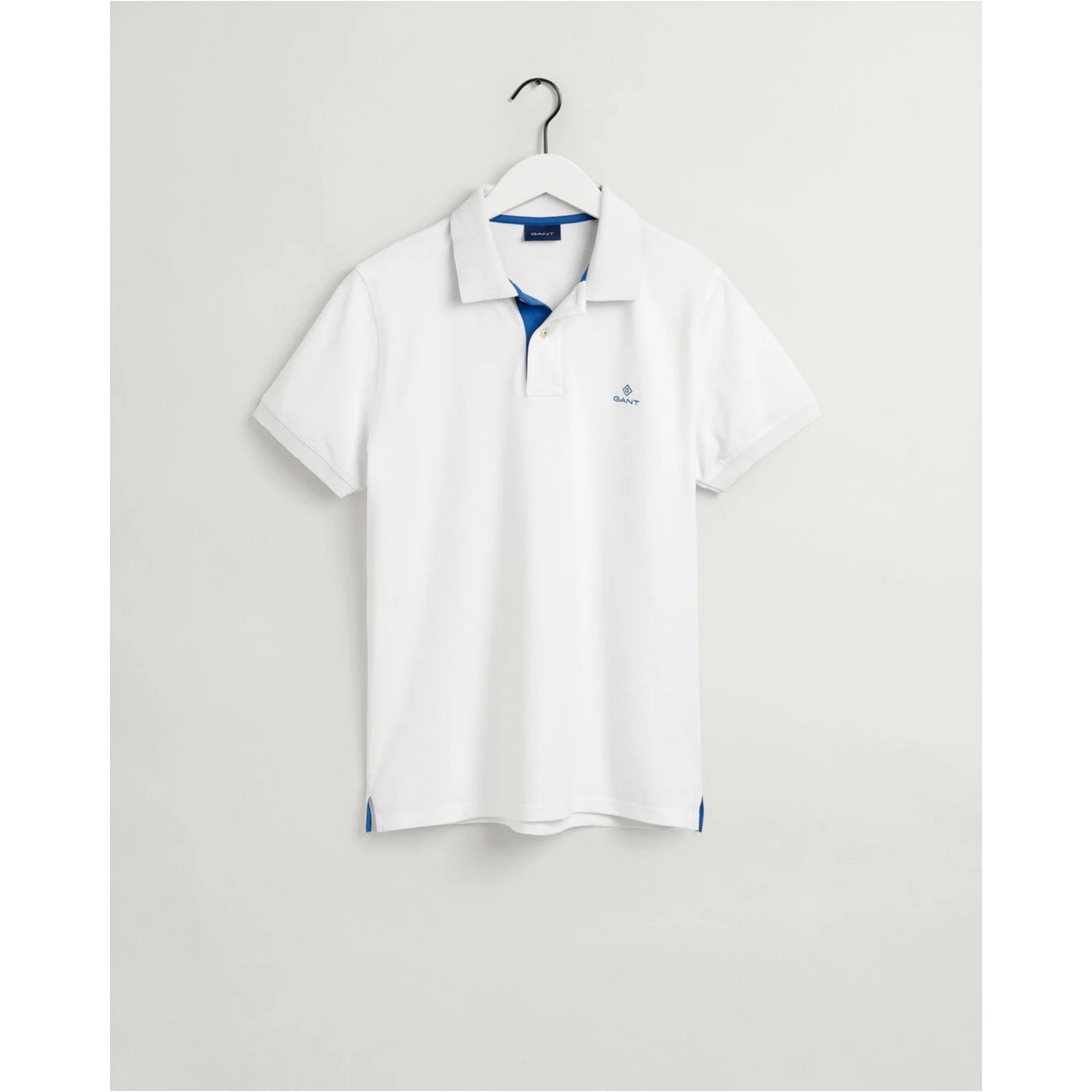 GANT Contrast Collar Piqué Polo Shirt Rugger 2052003 - Eggshell