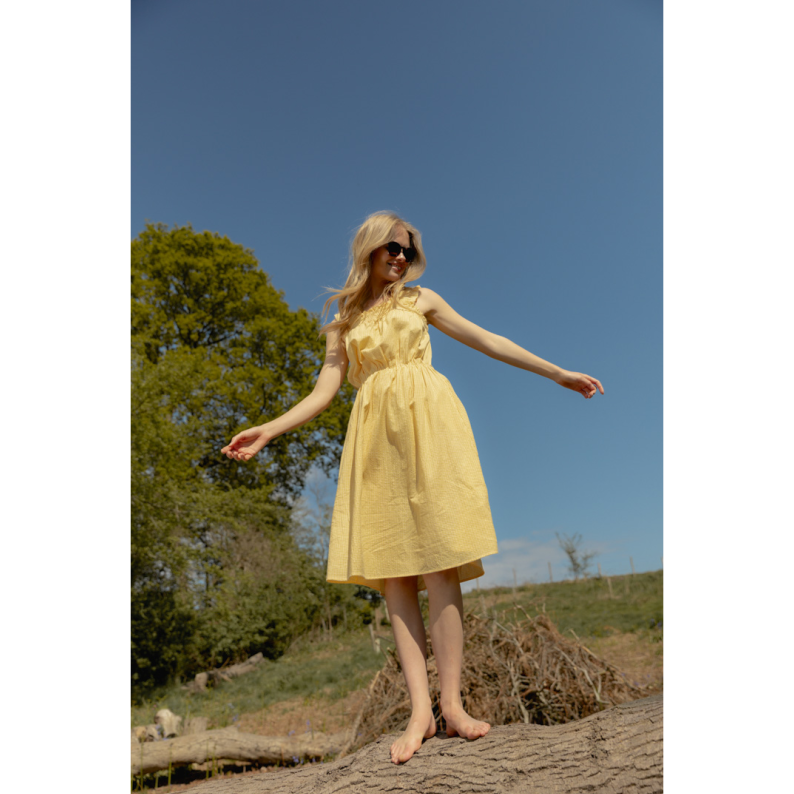 Barbour dress yellow sales