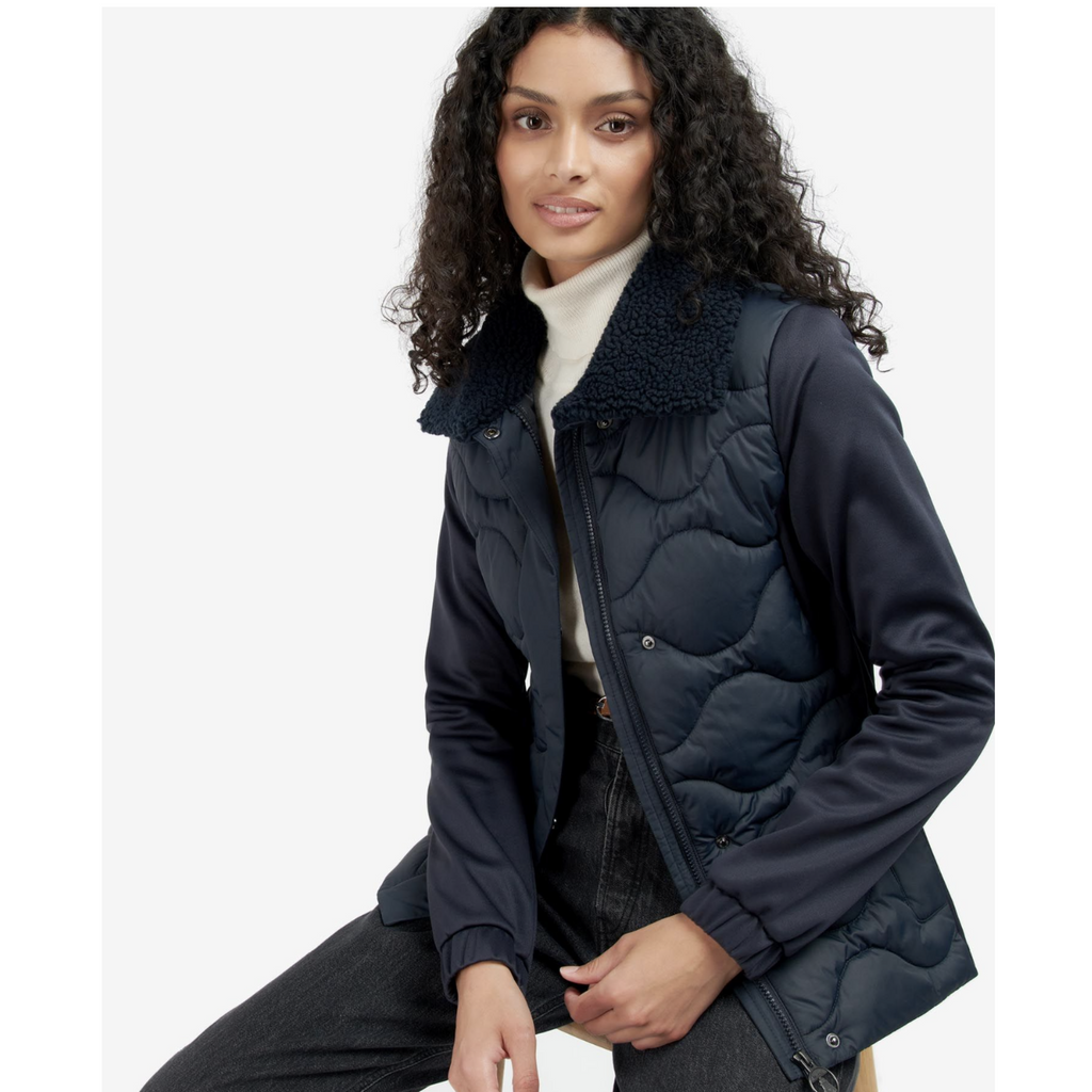 Barbour Eldoris Sweat Quilted Jacket LQS0035 Jepsons