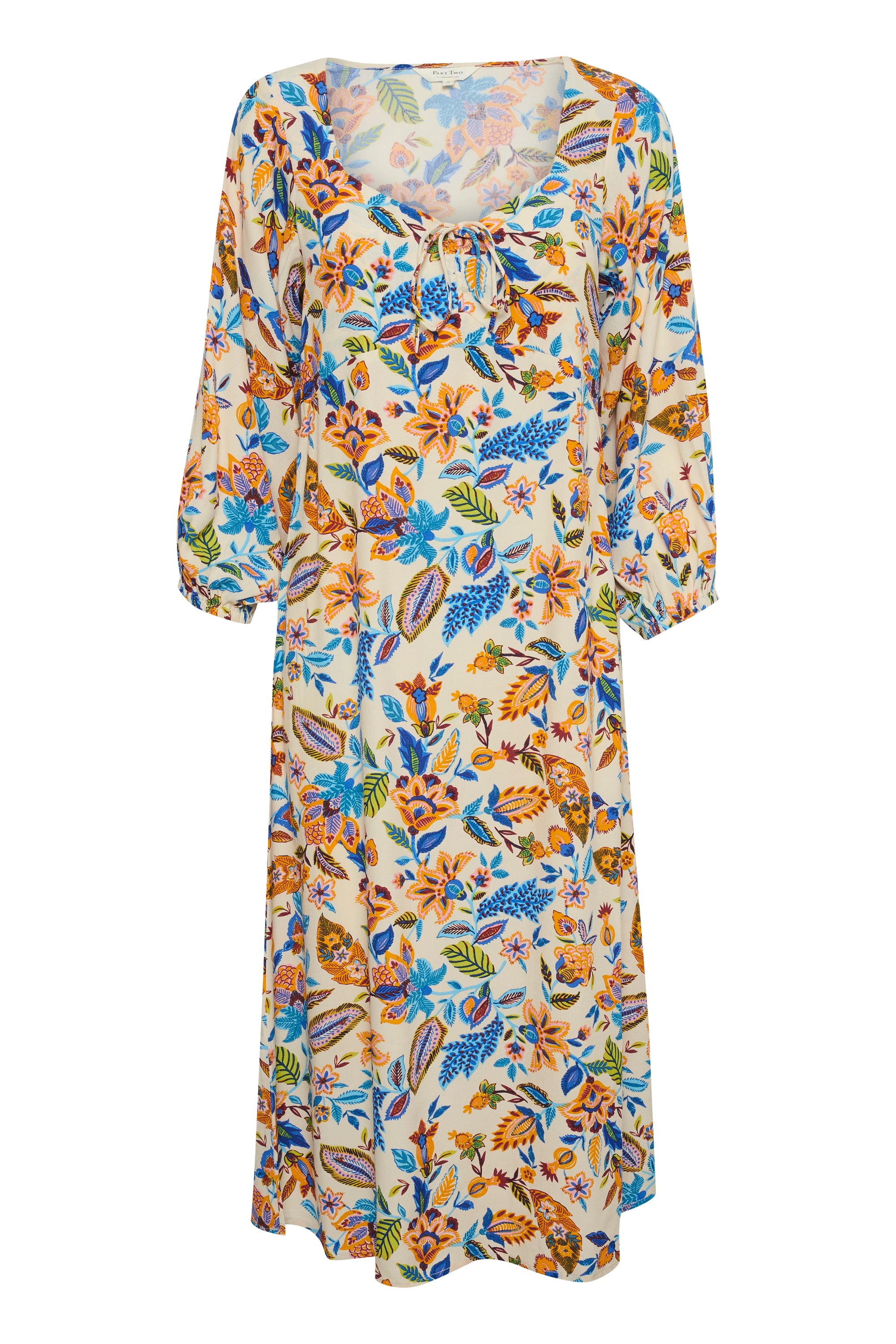 Part Two Samira Dress in Blue Craft 7523