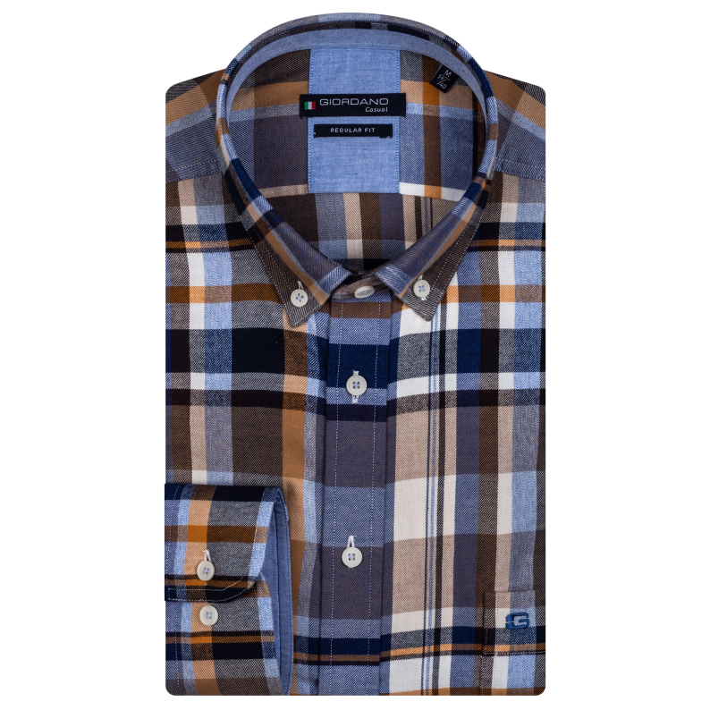 Giordano Regular Fit Check Shirt 227302