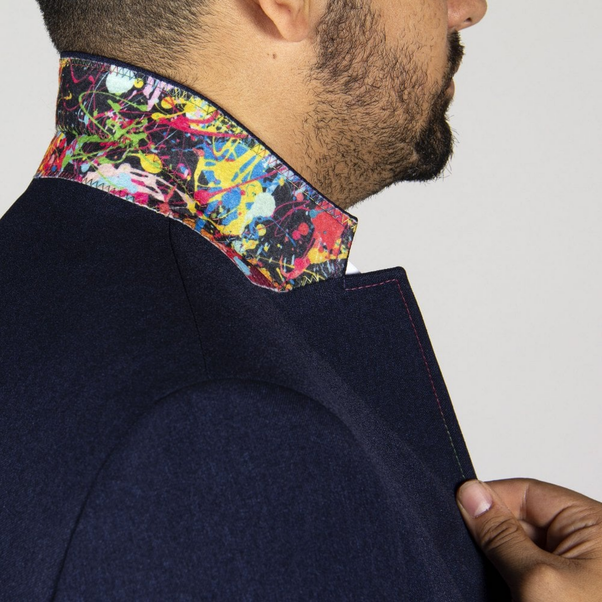 CLAUDIO LUGLI Slim 2 piece Jacket and Waistcoat CL1919 - Navy