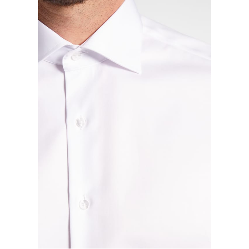 Eterna Tattoo Cover Up Shirt Swiss Cotton Non Iron - White