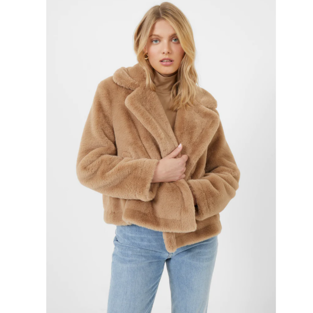 French connection funnel neck 2025 coat