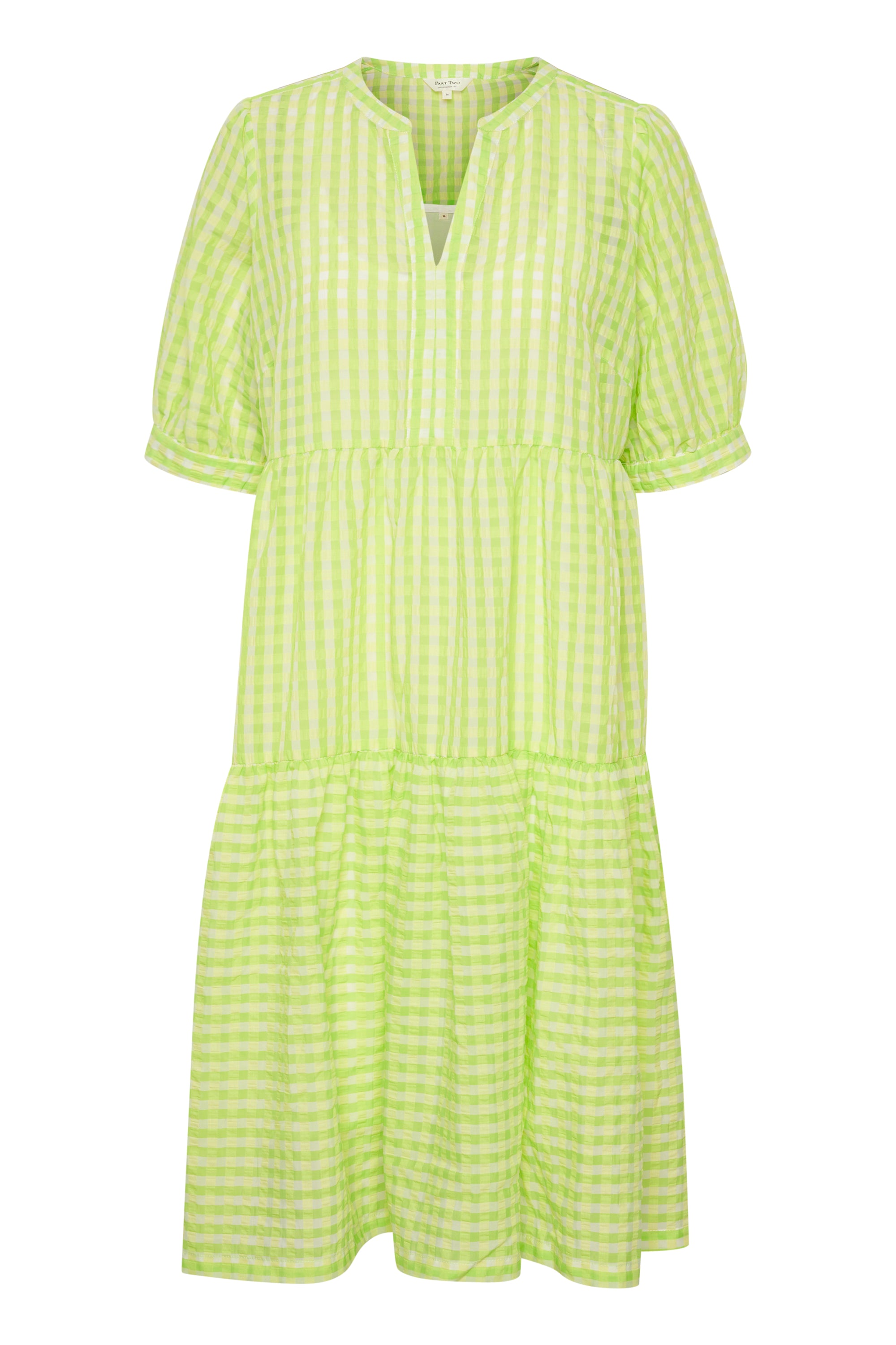 Part Two Nidia Gingham Summer Dress 7883