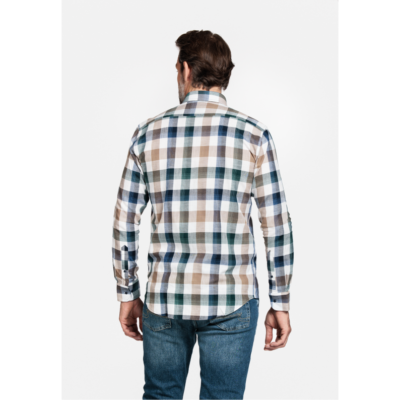 Giordano Regular Fit Cotton Check Shirt 227308