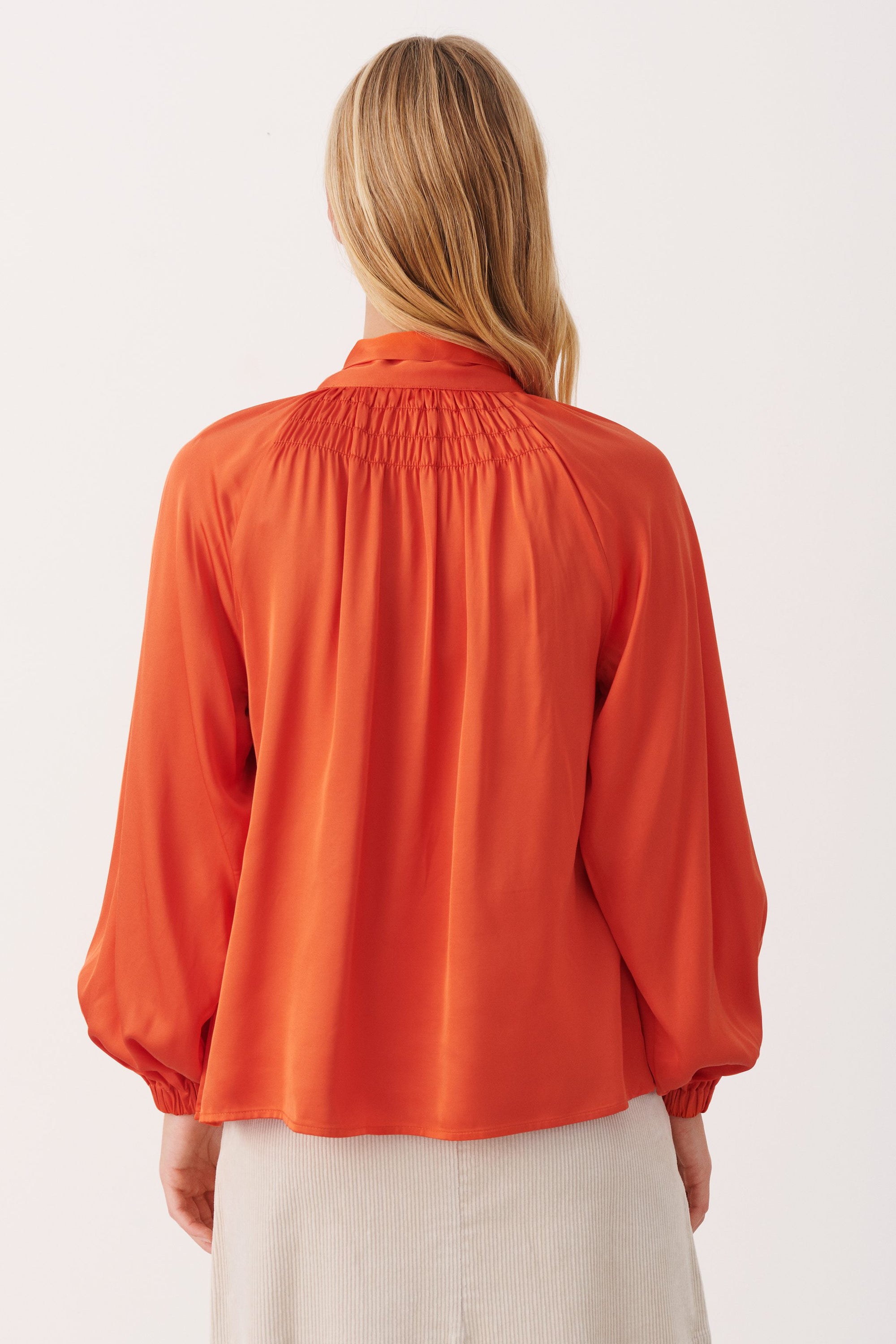 Part Two Villa Blouse in Koi Orange 7413