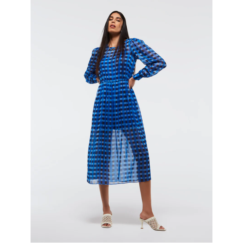 French Connection Edeline Midi Crinkle Dress 71UDG