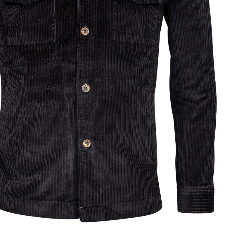 Giordano Stretch Cord Overshirt 227512 Navy